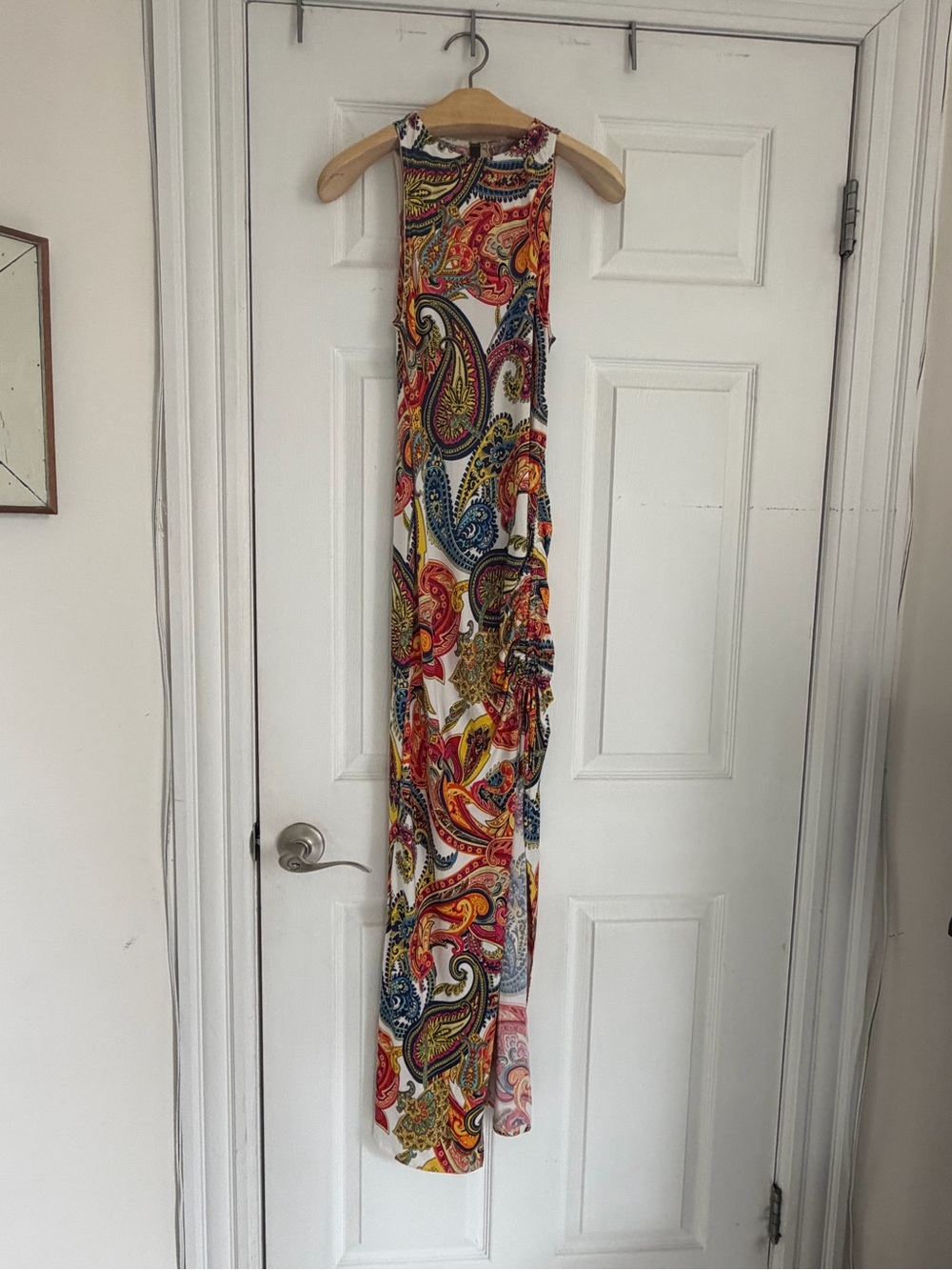 Maxi Dress - Multicolor Paisley Halter